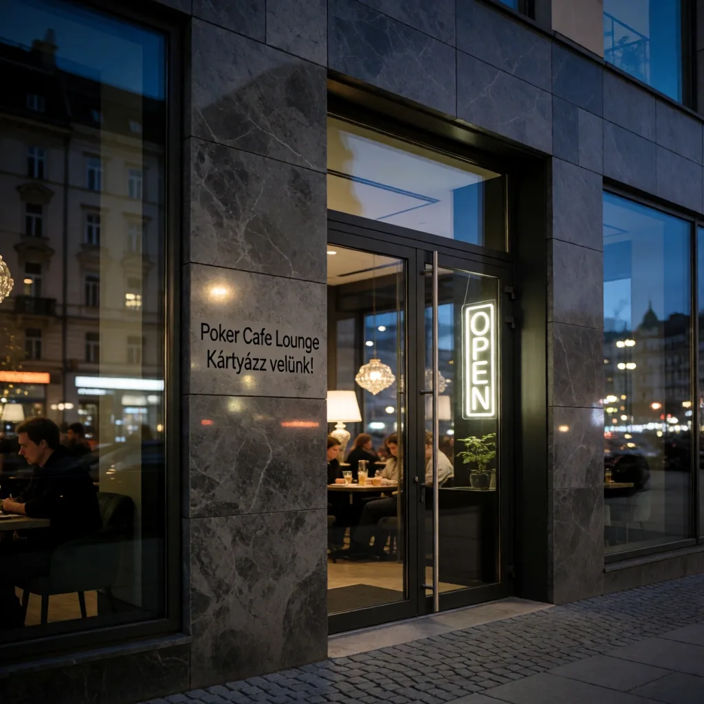 Maolir Café & Poker bejárat